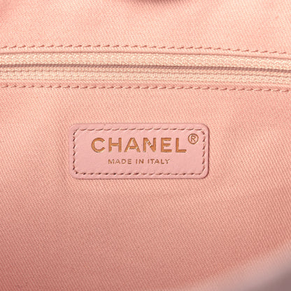 Chanel Lurex Boucle Small Deauville Tote Pink 5 of 10