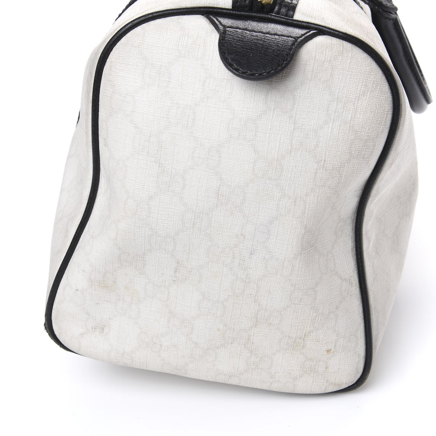 GG Plus Monogram Medium Joy Boston White Black
