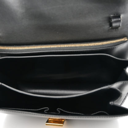 Celine Box Calfskin Medium Classic Box Flap Bag Black 5 of 10