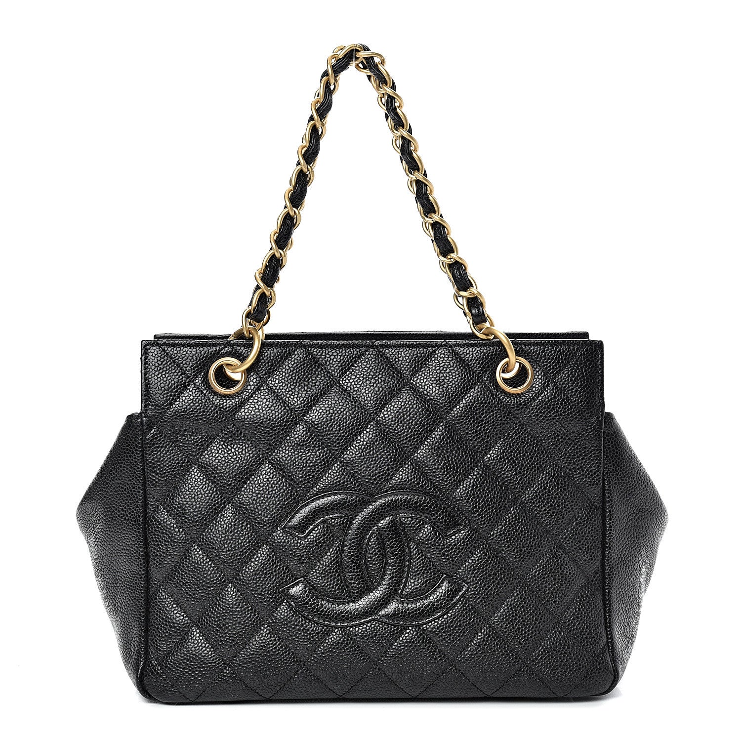 Chanel Caviar Quilted Petit Timeless Tote PTT Black 1 of 12