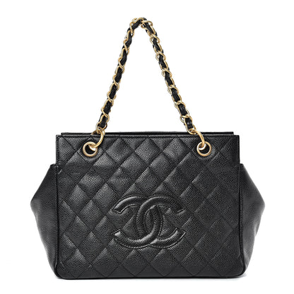Chanel Caviar Quilted Petit Timeless Tote PTT Black 1 of 12
