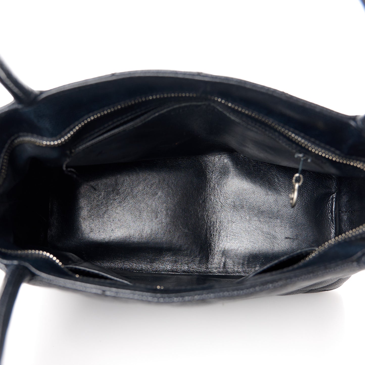 Caviar Quilted Medallion Tote Black