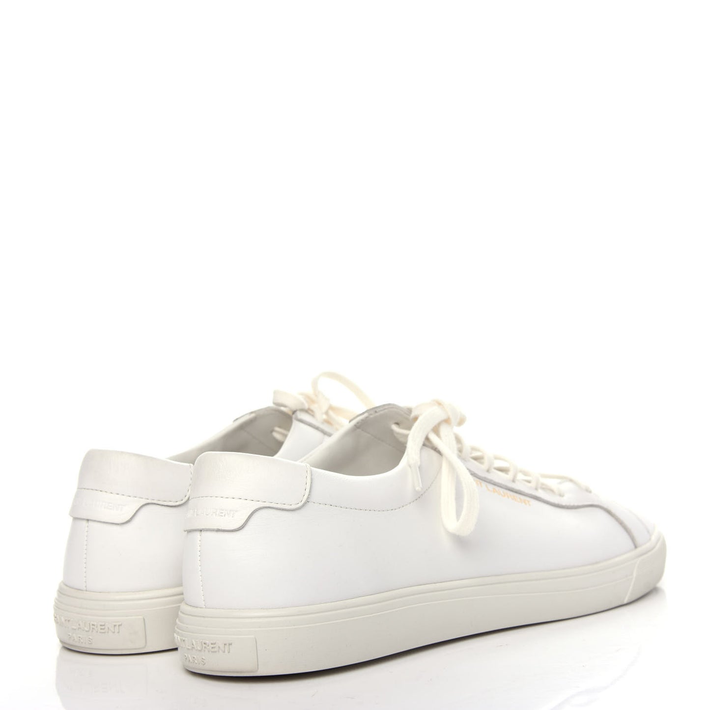 Calfskin Andy Low Top Sneakers 41 Mystic White