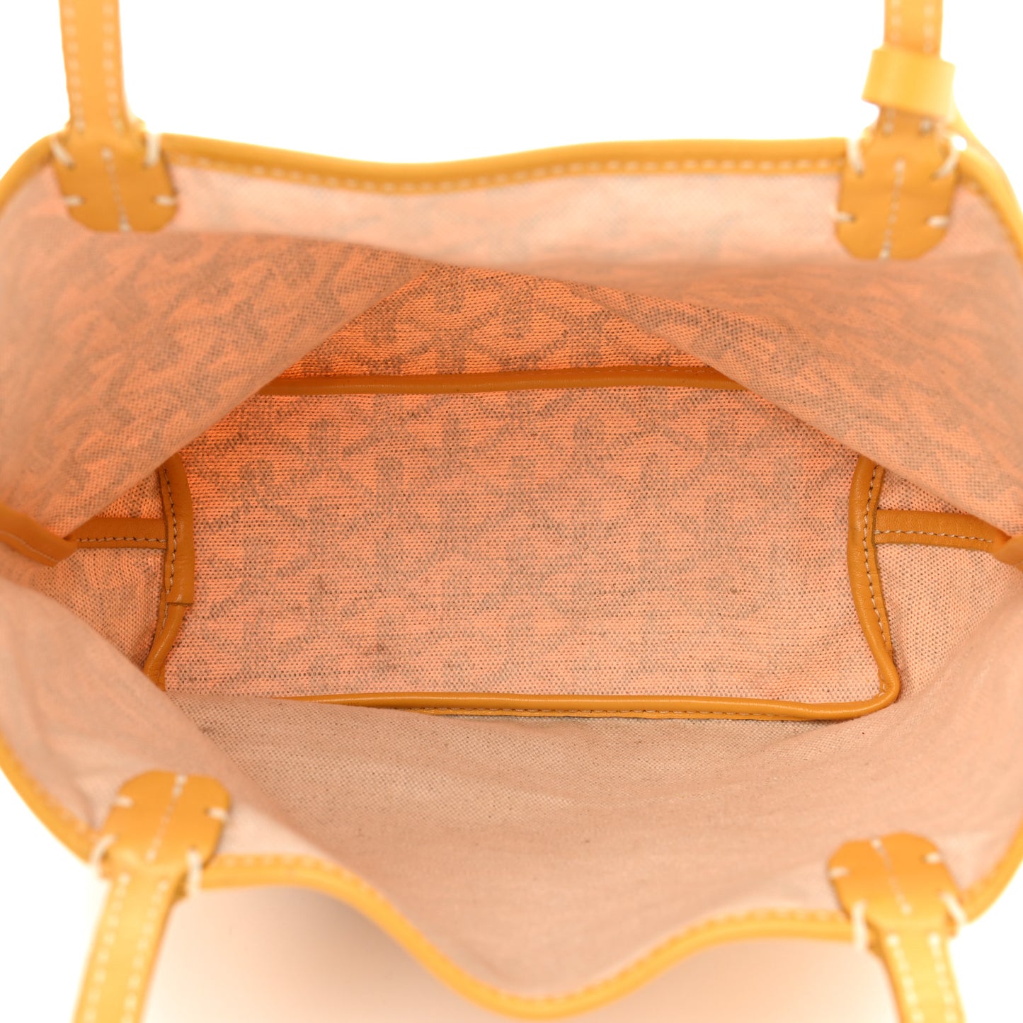 Goyardine Saint Louis Junior Jr PM Tote Yellow