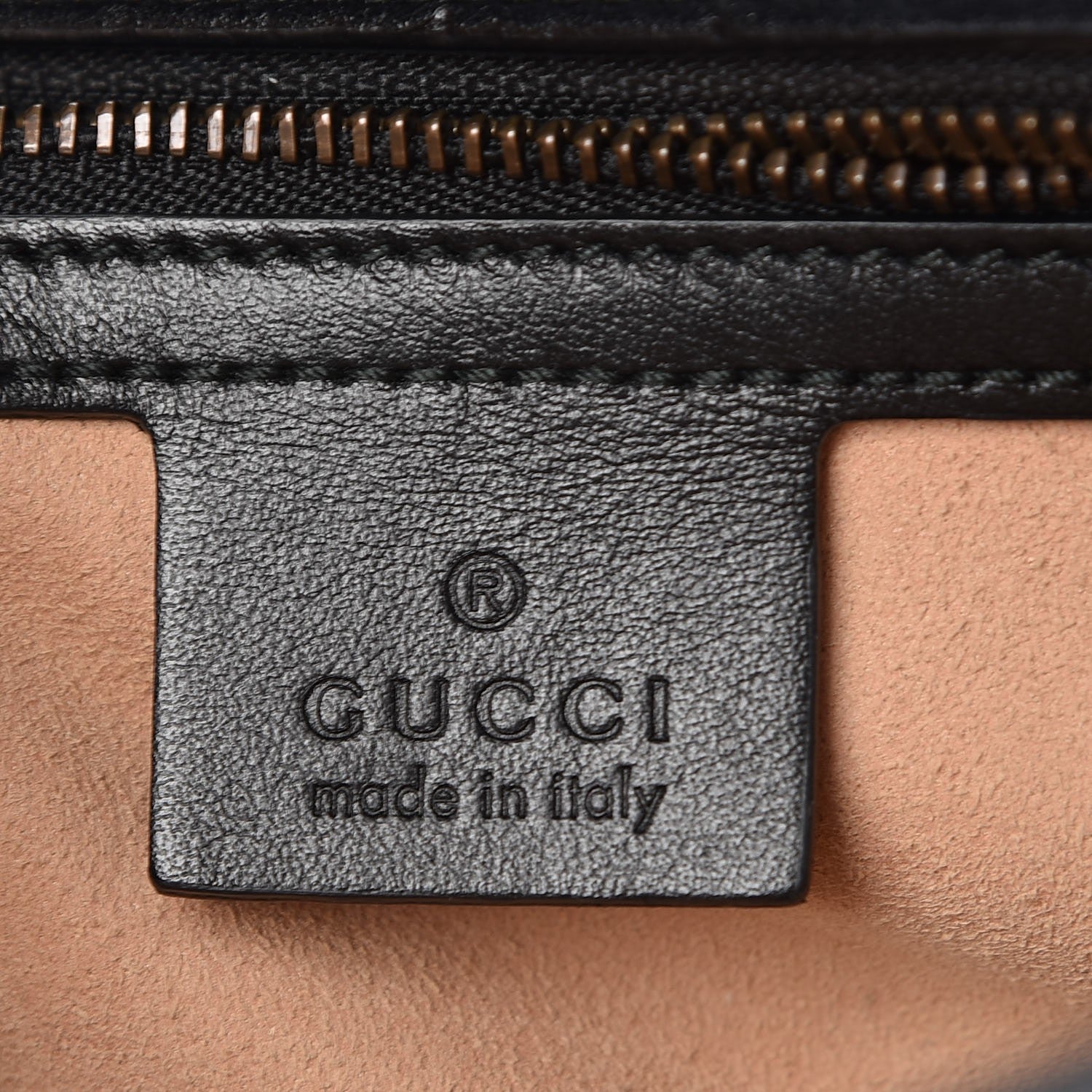 Gucci Calfskin Matelasse Sylvie Web Small GG Marmont Top Handle Shoulder Bag Black 6 of 9