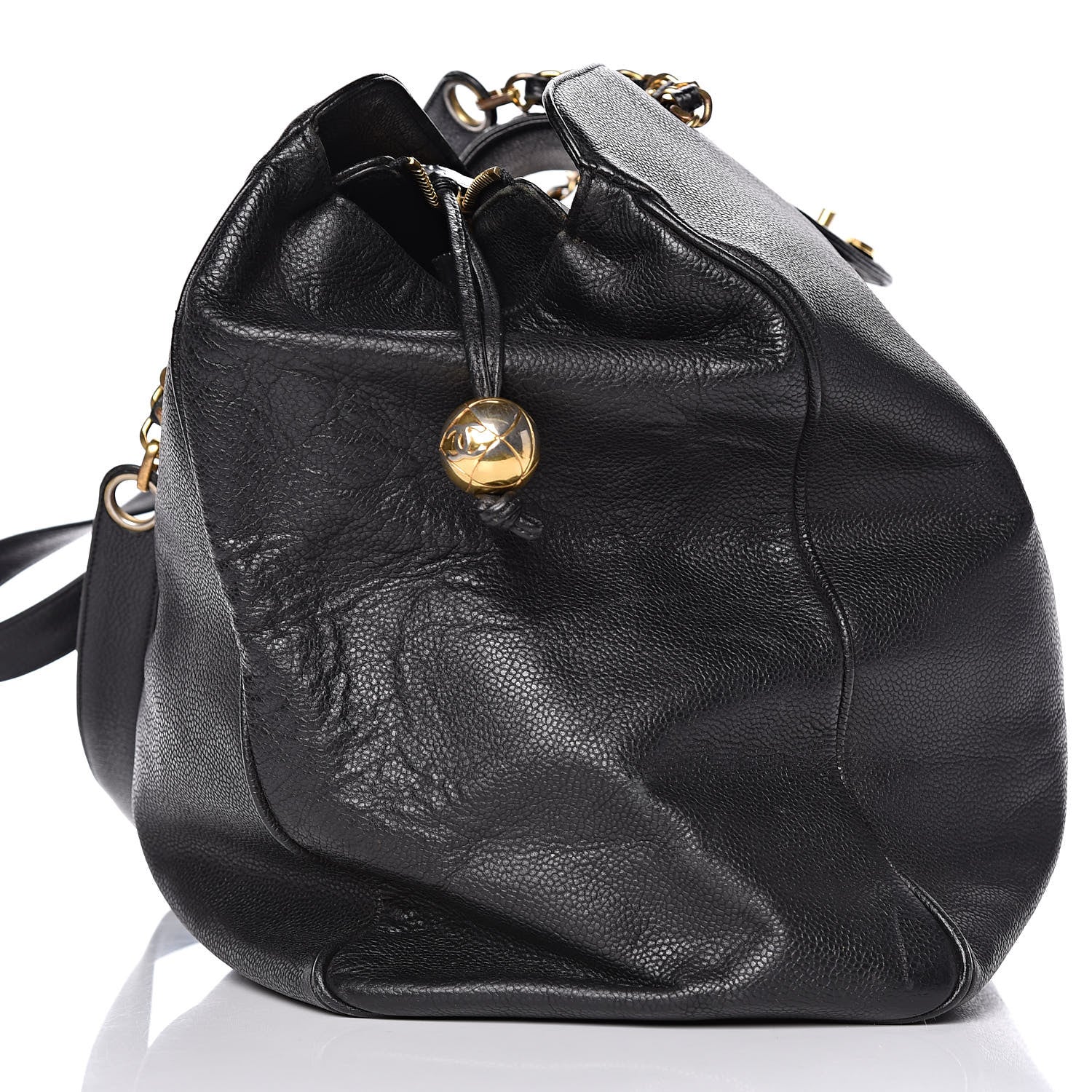 Chanel Caviar XL Weekender Bag Black 16 of 17