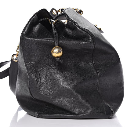 Chanel Caviar XL Weekender Bag Black 16 of 17