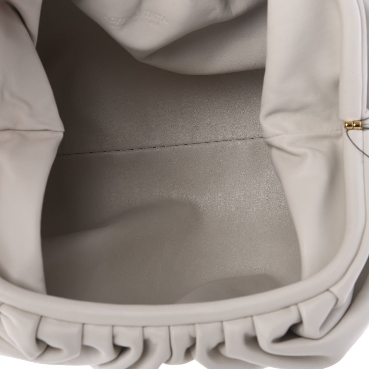 Smooth Butter Calf The Pouch Oversized Clutch Plaster