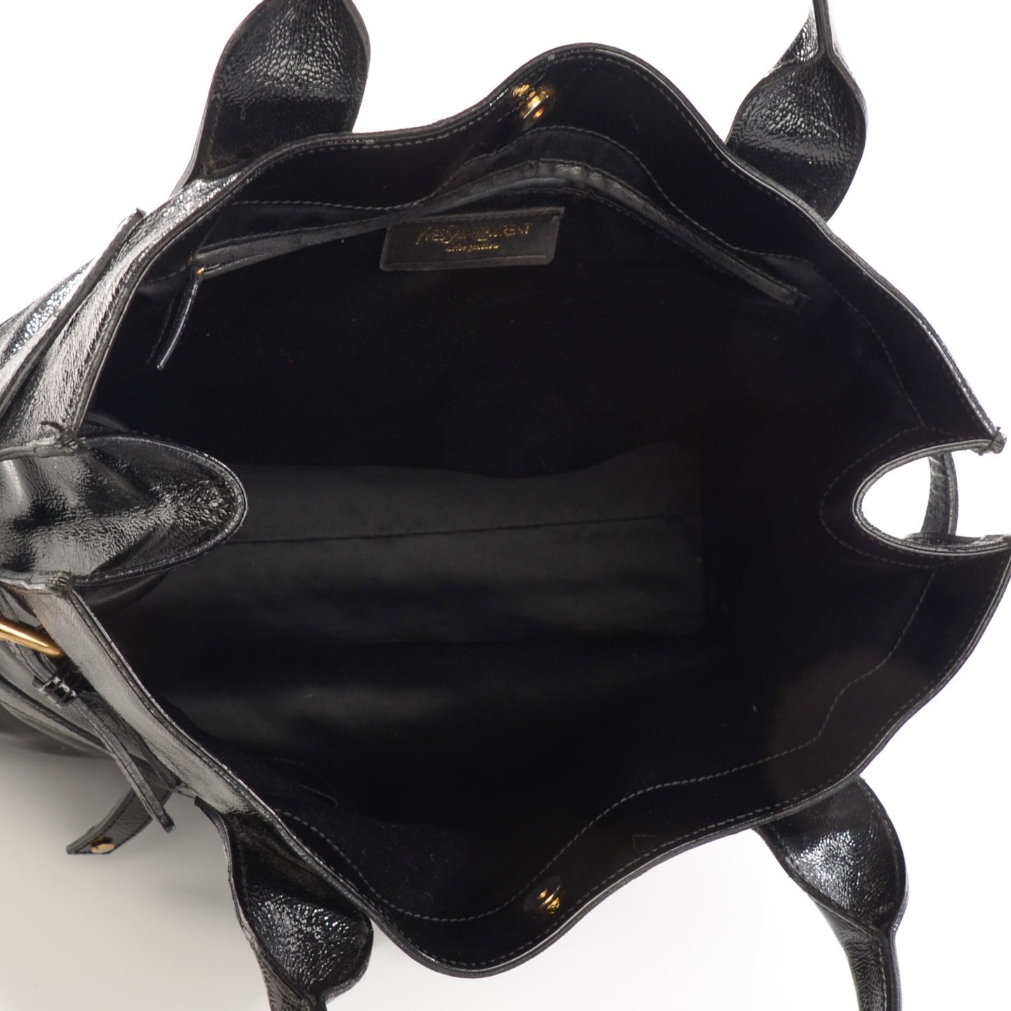 Patent Sac Anais Tote Black