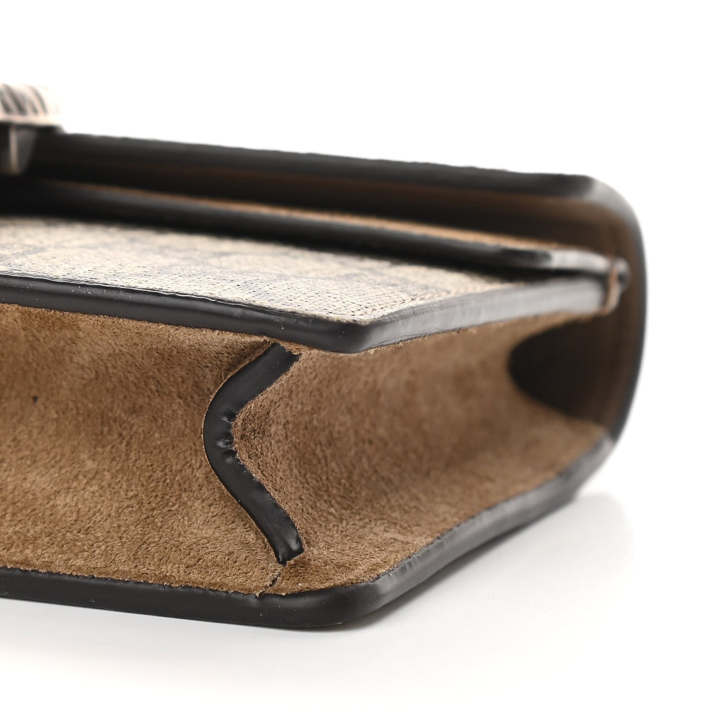 GG Supreme Monogram Super Mini Dionysus Shoulder Bag Taupe