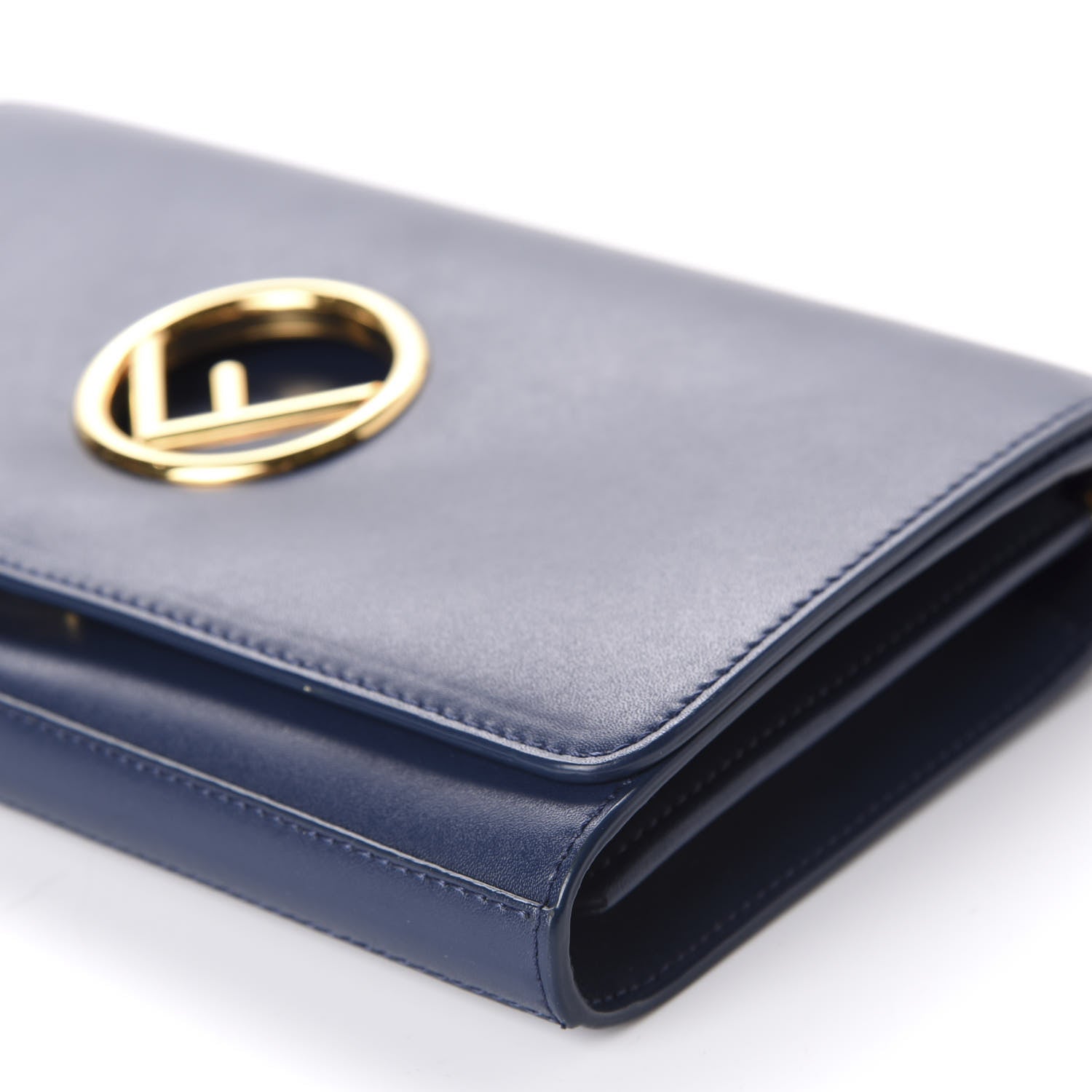 Fendi Vitello Liberty Lucido F is Fendi Wallet on Chain Blueberry 7 of 10
