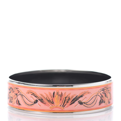 Hermes Enamel Printed Wide Brazil Bracelet 65 4 of 5