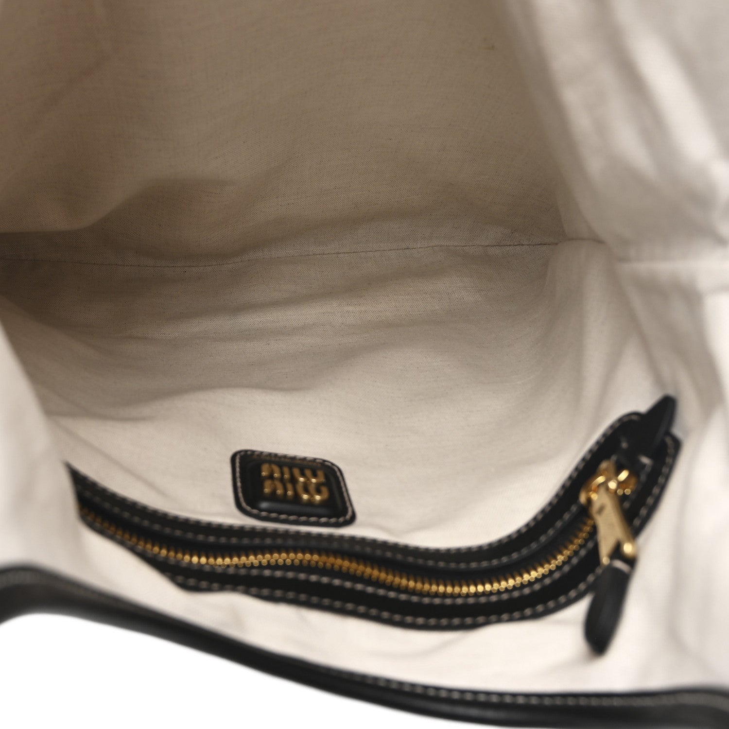 Miu Miu Nappa Ivy Bag Black 1845497 – FASHIONPHILE