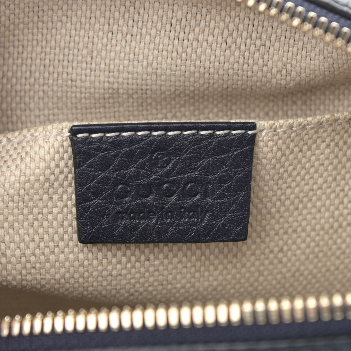 Pebbled Calfskin Small Soho Disco Bag Black