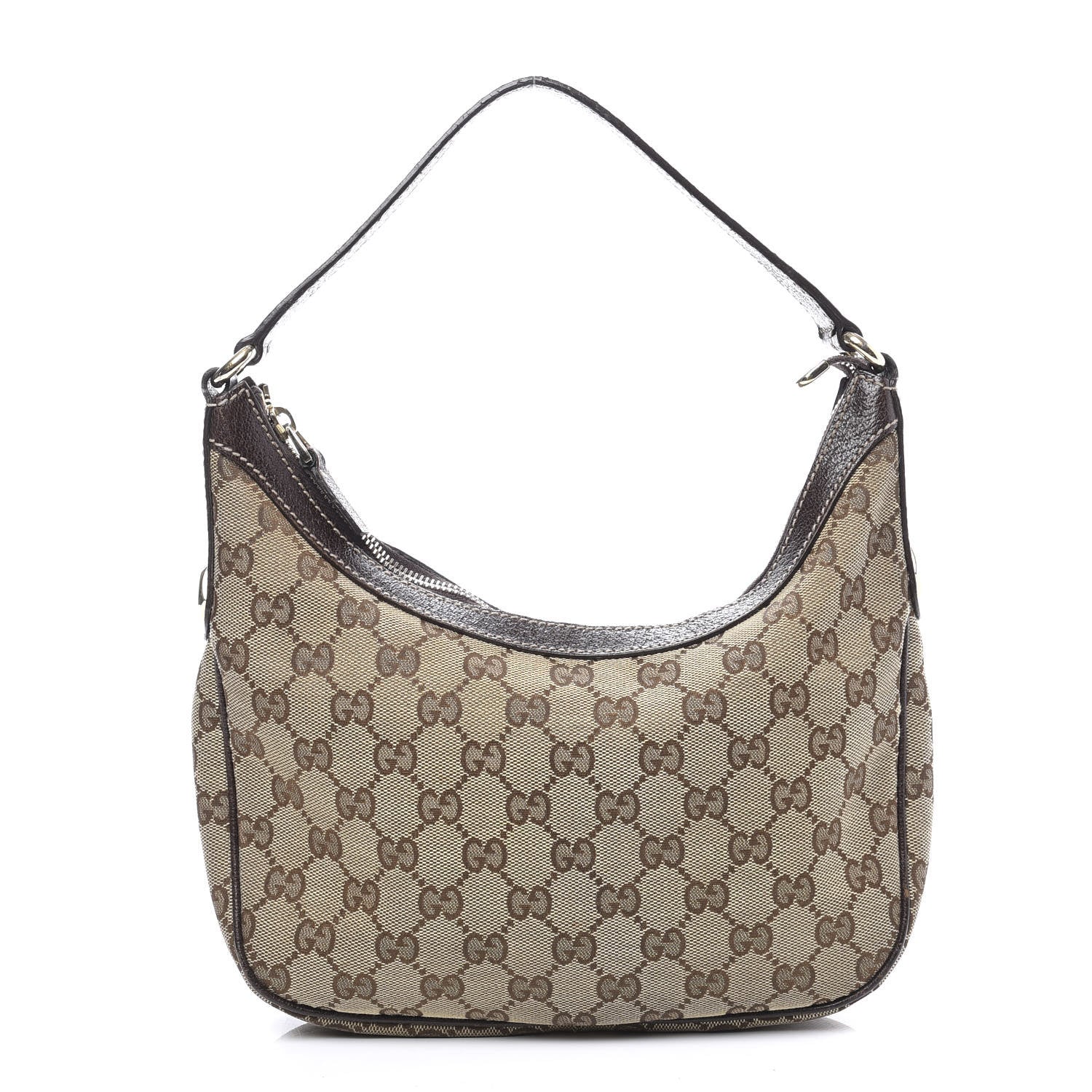 Gucci Monogram Charmy Hobo Brown 1 of 10