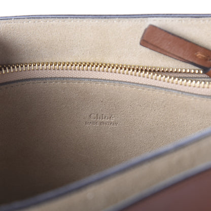 Chloe Suede Calfskin Medium Faye Shoulder Bag Tobacco 5 of 8