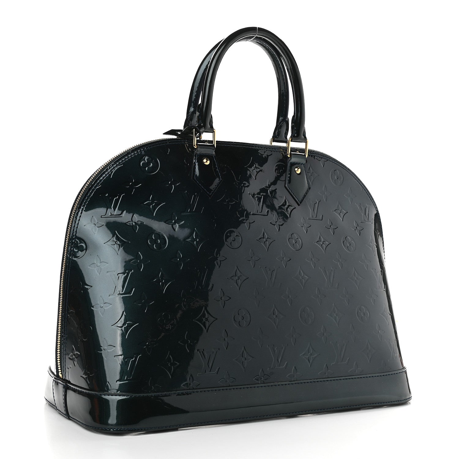 Louis Vuitton Vernis Alma GM Blue Nuit 3 of 9