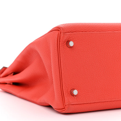 Hermes Togo Kelly Retourne 35 Rose Jaipur 9 of 13