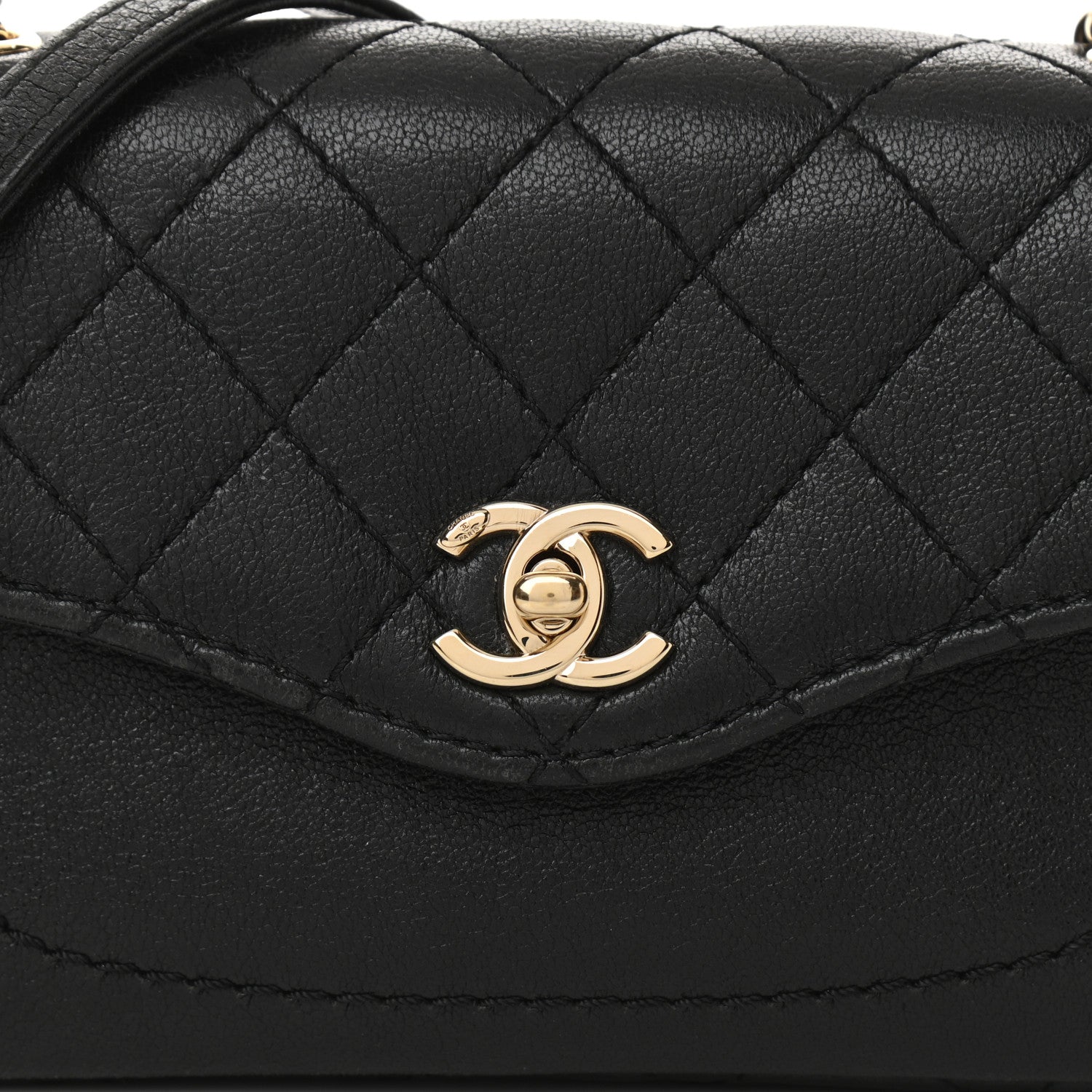 Chanel Goatskin Quilted Flap Black 6 of 6