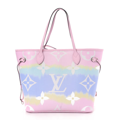 Louis Vuitton Monogram Escale Neverfull MM Pastel 3 of 10