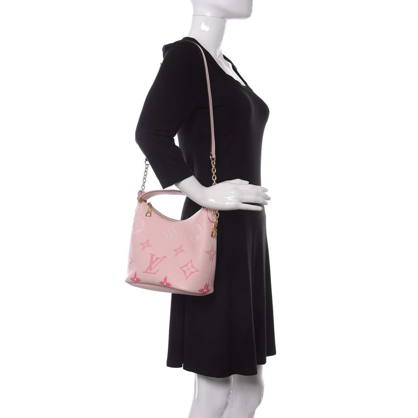 Empreinte Monogram Giant By The Pool Marshmallow Hobo PM Bouton De Rose