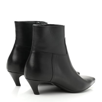 Balenciaga Calfskin Talon Slash Pointed Toe Ankle Boots 39 Black 4 of 9