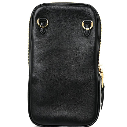 Miu Miu Nappa Matelasse Mini Bandoliera Crossbody Black 11 of 11
