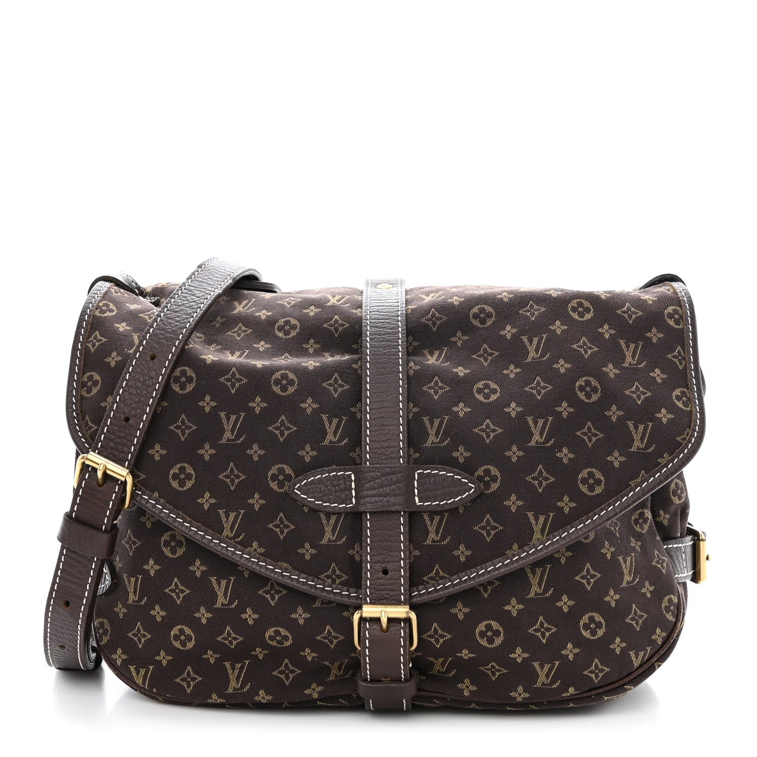 Louis Vuitton Monogram Mini Lin Saumur Ebene 1 of 11