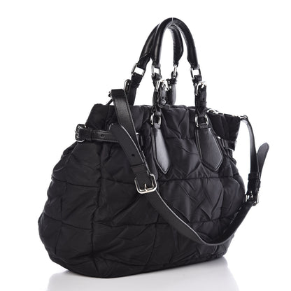 Prada Tessuto Nylon Quilted Tote Nero Black 3 of 13