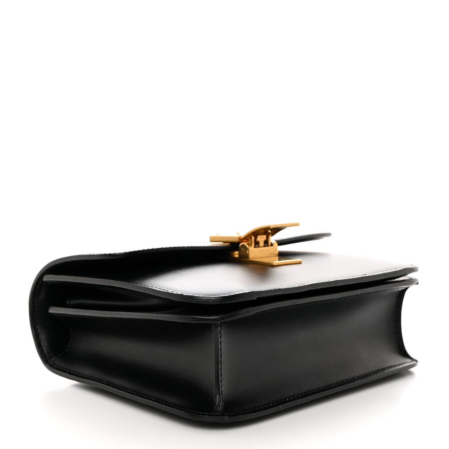 Box Calfskin Teen Classic Box Flap Bag Black