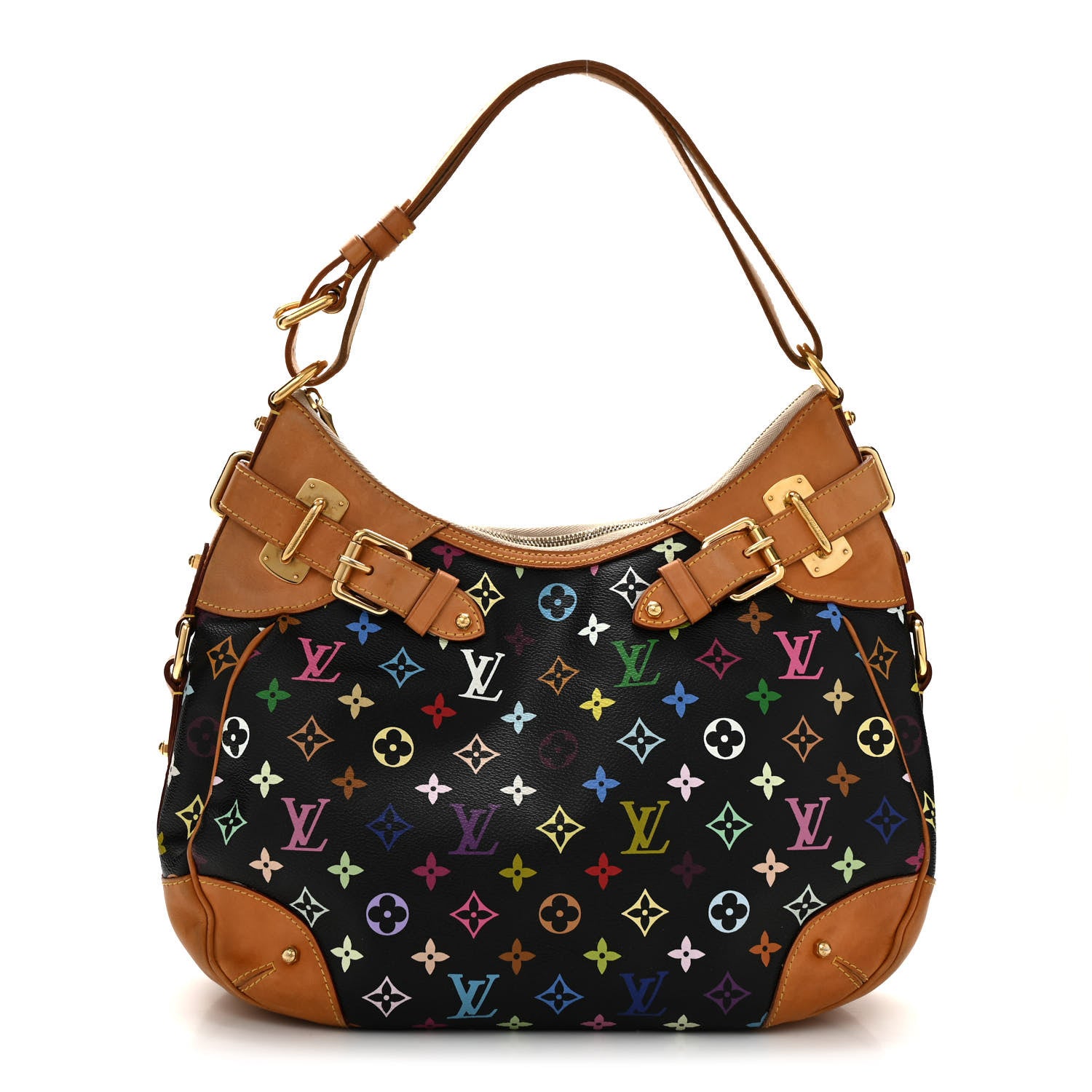 Louis Vuitton Monogram Multicolor Greta Black 1 of 15