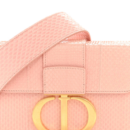 Christian Dior Snakeskin 30 Montaigne Box Bag Rose Clair 8 of 13