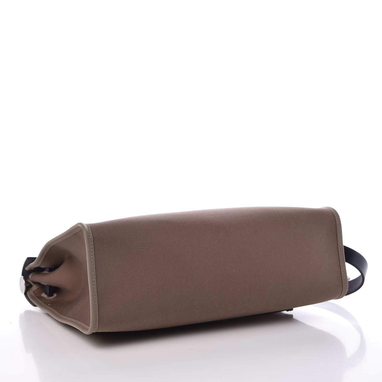 Hermes Vache Hunter Toile Herbag Zip 31 PM Etoupe Bleu Saphir 6 of 11