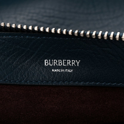 Burberry Calfskin Medium Knight Bag Navy 6 of 9