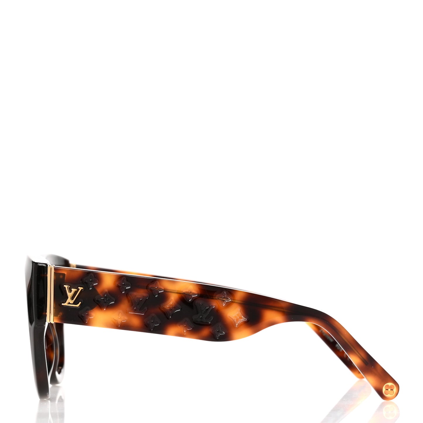 Acetate LV Empreinte Round Sunglasses Z1608W Brown