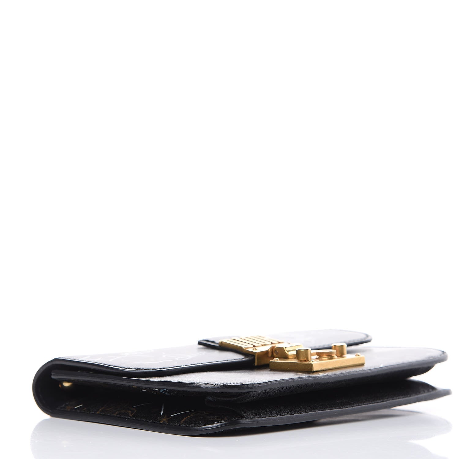 Christian Dior Lambskin Hand Painted Small Dioraddict Flap Bag Black 5 of 9