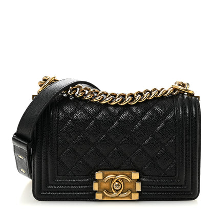 Chanel Caviar Quilted Small Boy Flap Black 1 of 11