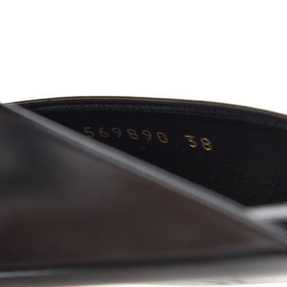 Balenciaga Soft Calfskin Double Square BB 5mm Mules 38 Black 8 of 18