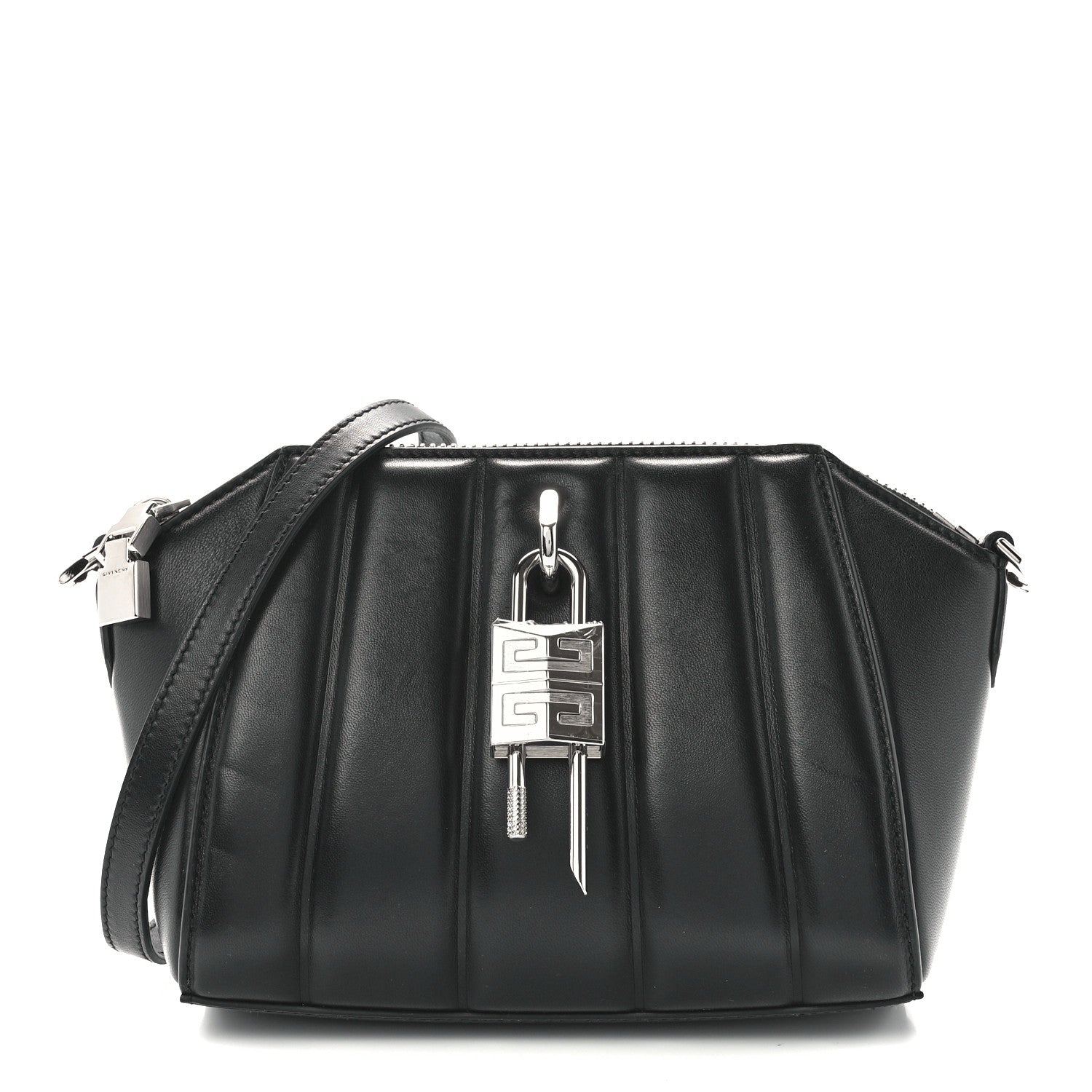 Givenchy Calfskin XS Lock Antigona Shoulder Bag Black 1 of 9