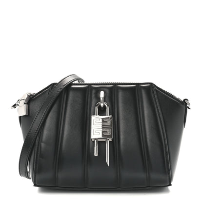 Givenchy Calfskin XS Lock Antigona Shoulder Bag Black 1 of 9