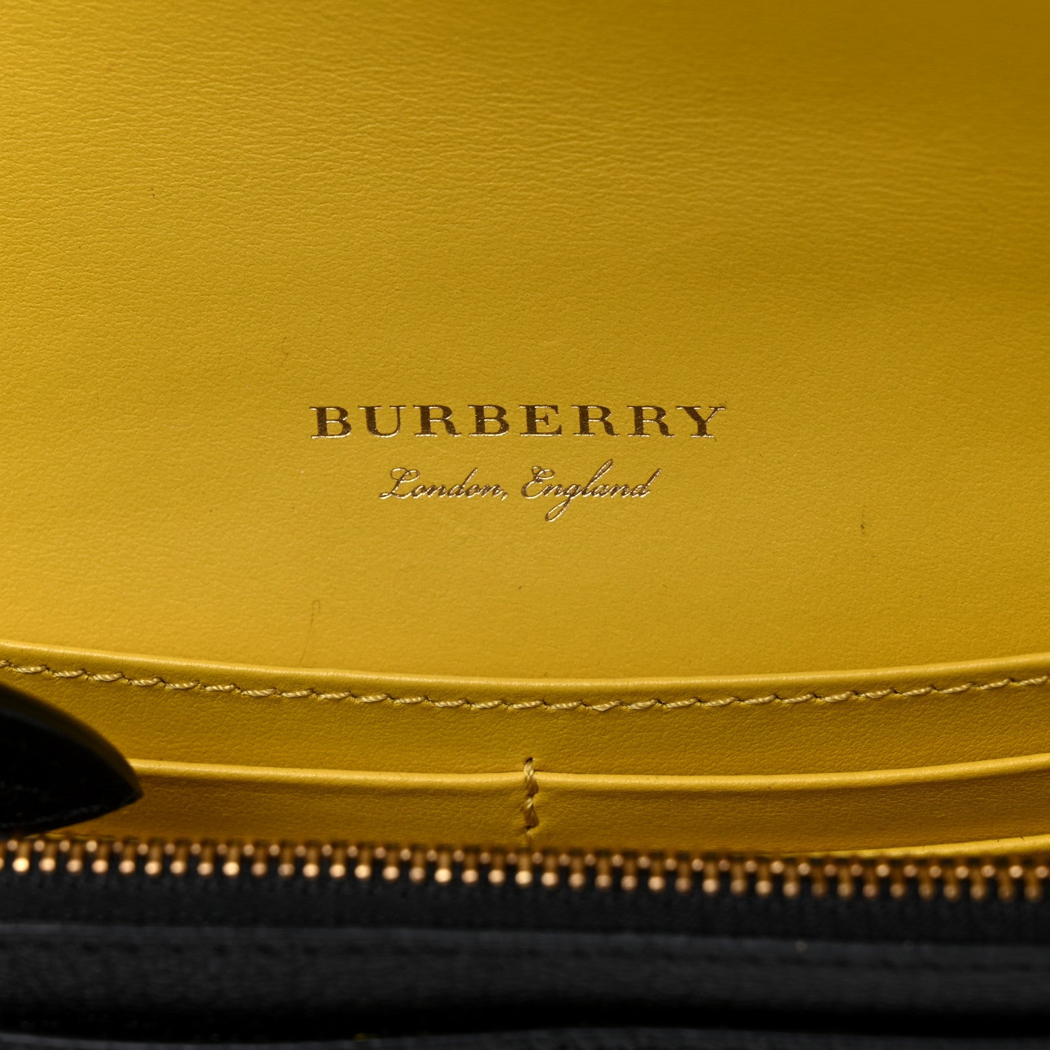 Burberry Grainy Calfskin Equestrian Shield Wallet Black 5 of 10