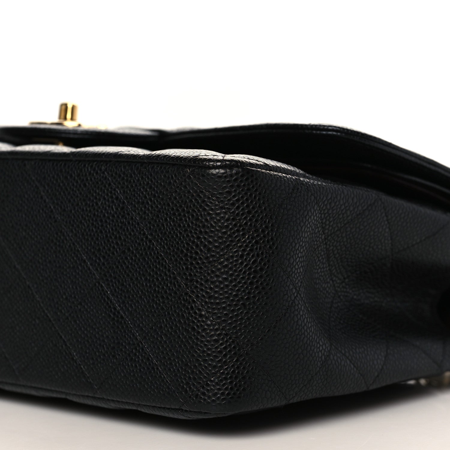 Chanel Caviar Quilted Jumbo Double Flap Black 9 of 10