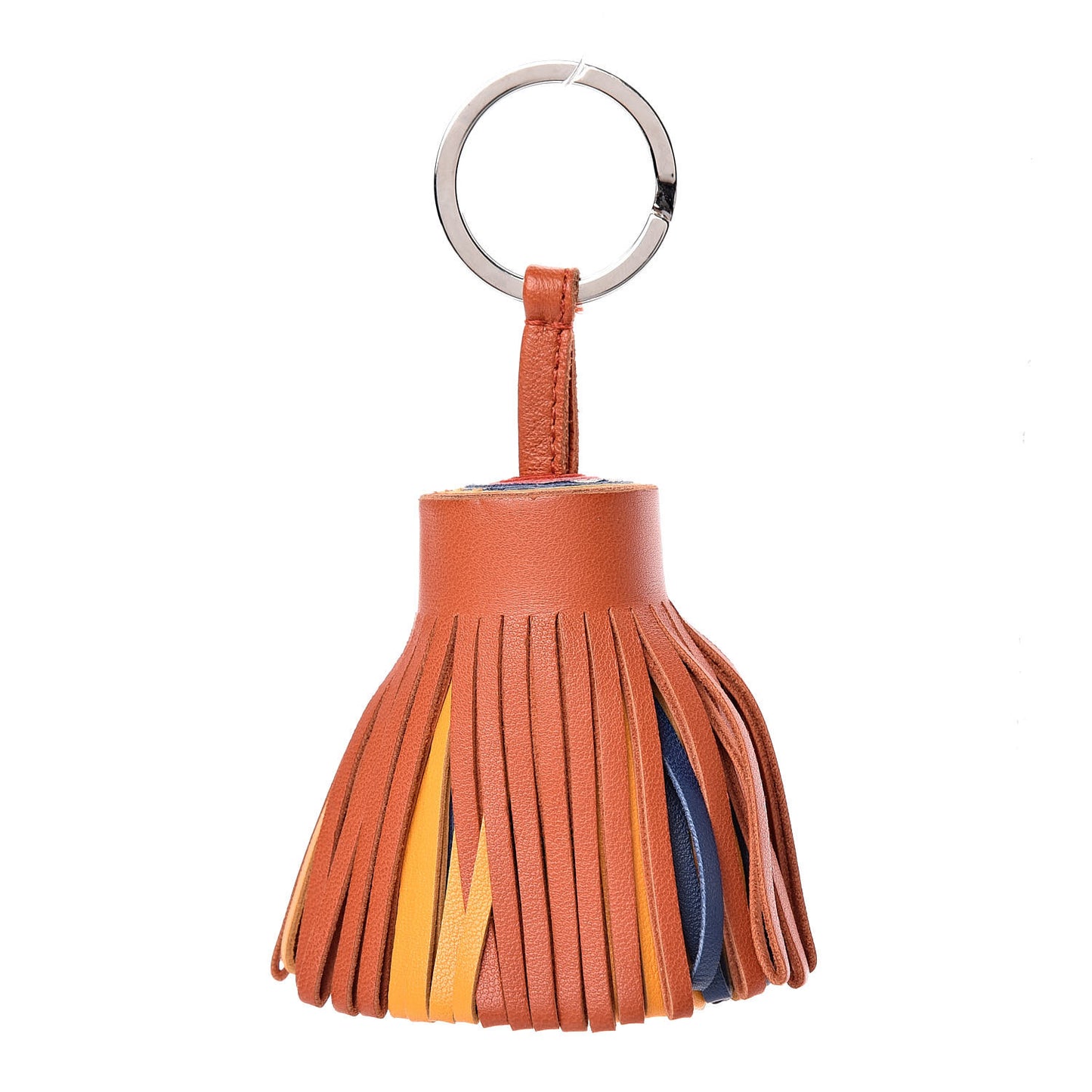 Lambskin Carmen Tassel Key Holder Cornaline Jaune D'Or Bleu Orange Pale Rose Rouge