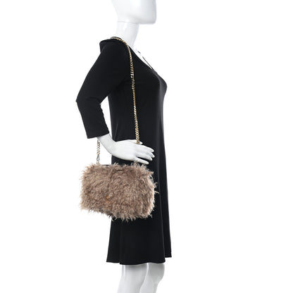 Burberry Mohair TB Lola Bag Camel 2 of 10