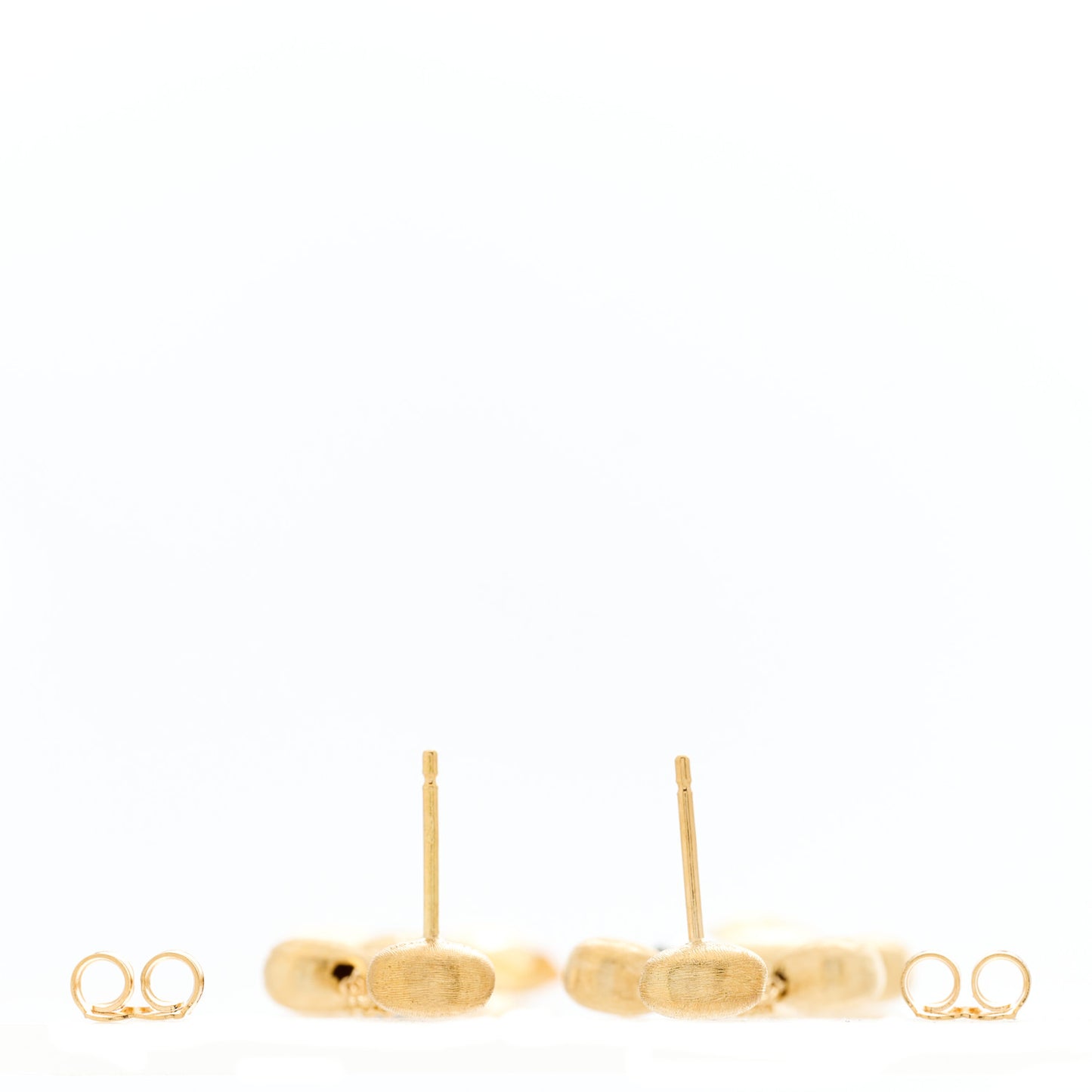 18K Yellow Gold Multi Gemstone Paradise Double Drop Earrings