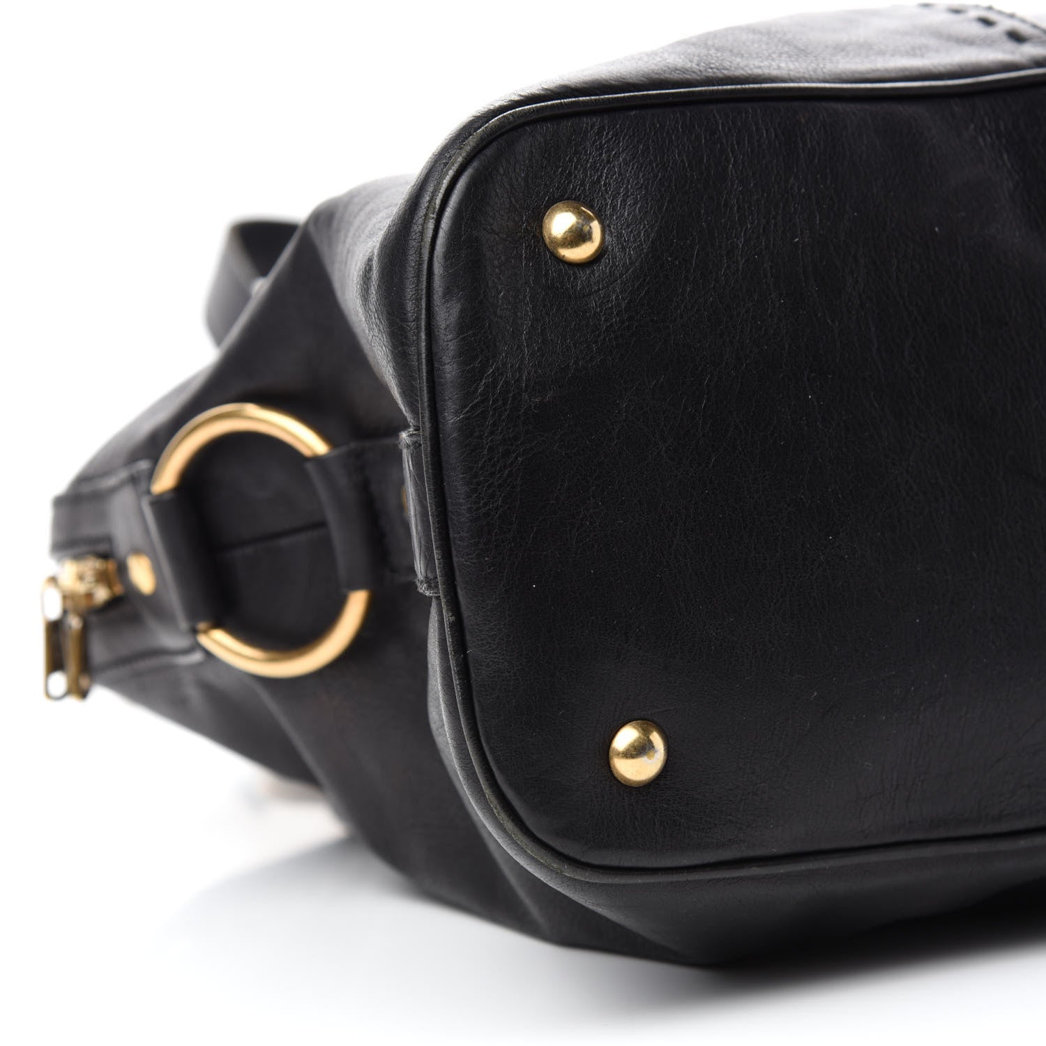 Saint Laurent Calfskin Oversized Muse Black 6 of 16