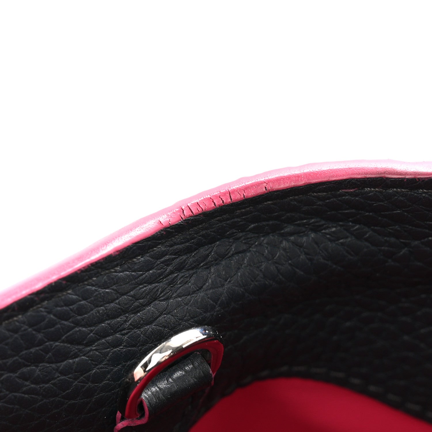 Louis Vuitton Taurillon Capucines PM Cobalt Fuchsia 12 of 12