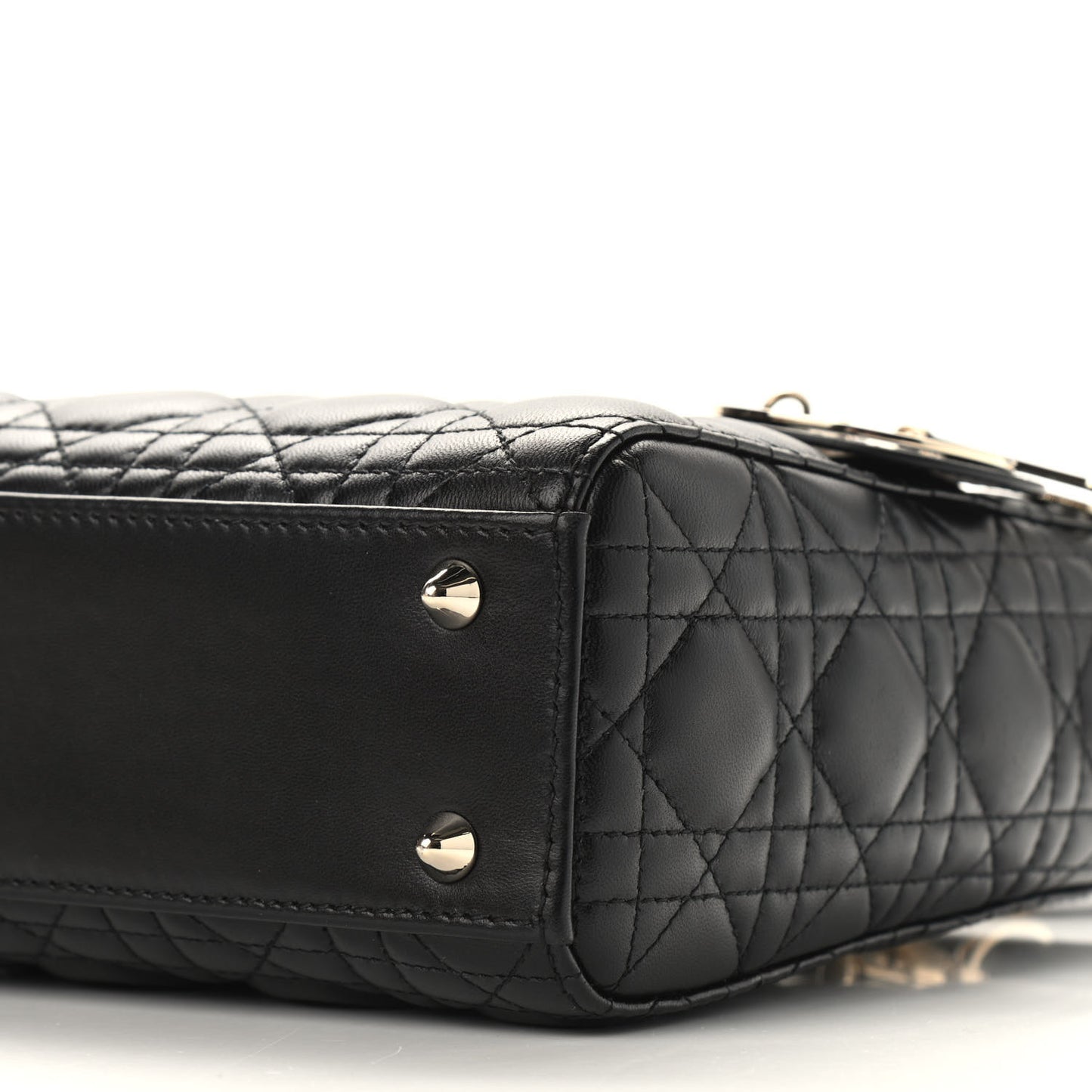 Lambskin Cannage Small My ABCDior Lady Dior Black