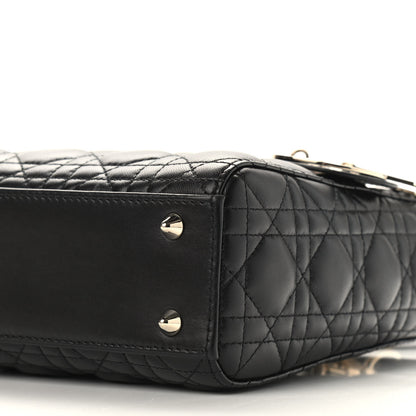 Christian Dior Lambskin Cannage Small My ABCDior Lady Dior Black 8 of 8