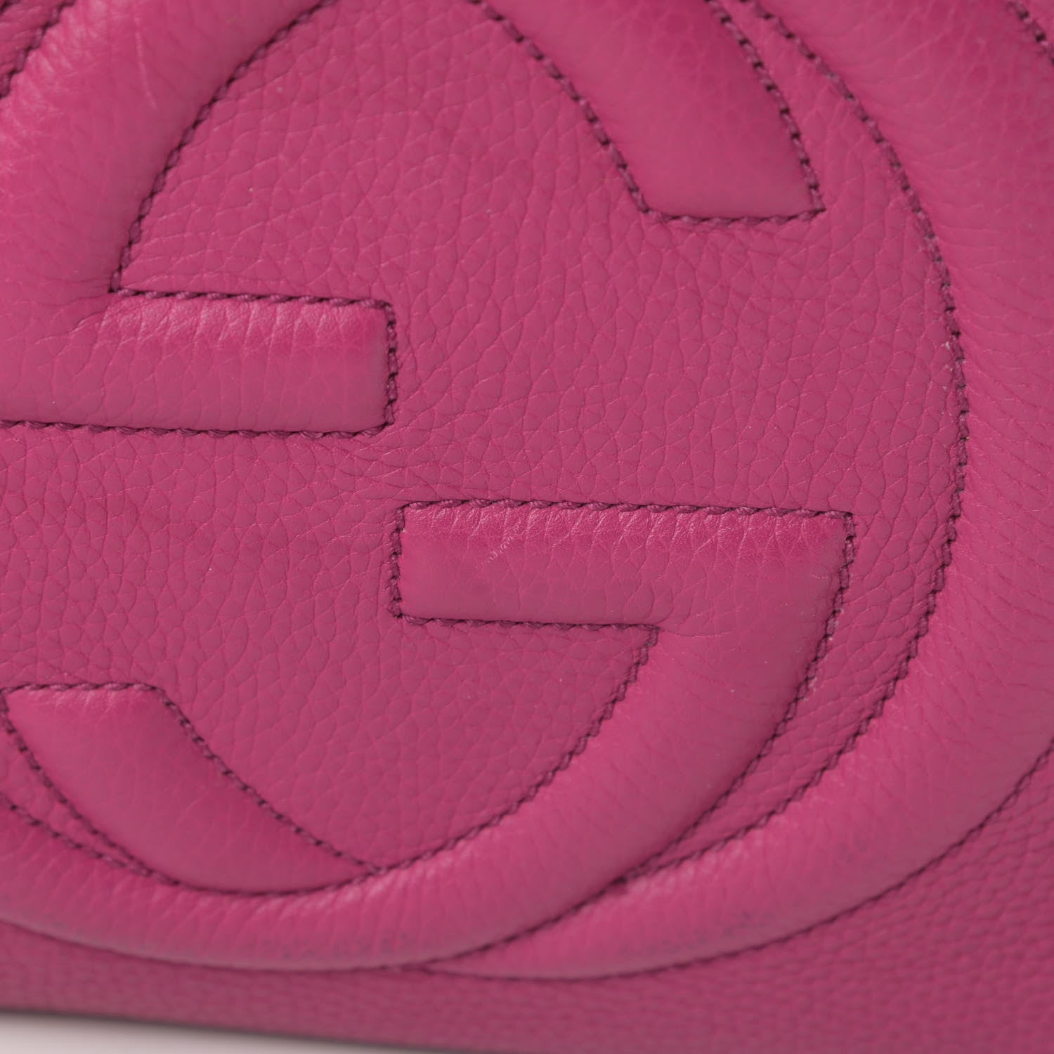 Gucci Cellarius Calfskin Medium Soho Chain Shoulder Bag Bright Bouganville 18 of 19